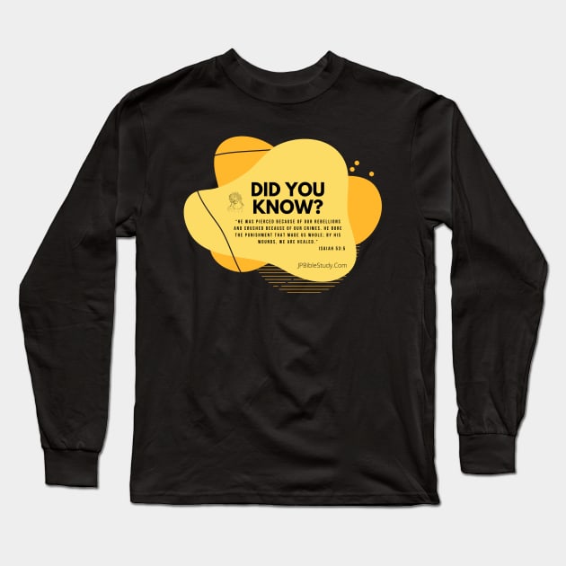 Did You Know? Long Sleeve T-Shirt by JPBS Store